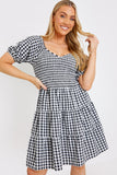 Gingham Sweetheart Skater Dress