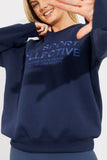 V-Neck Embroidered Sport Collective Jersey Sweater