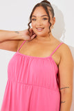 Tiered Tie Shoulder Maxi Dress