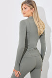 Soft Touch Zip Through Jacket