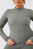 Soft Touch Zip Through Jacket