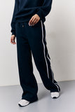 Navy Fits Wide Leg Jogger