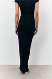 Sculpting Cap Sleeve Maxi Dress