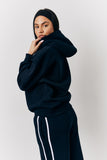Navy Fits Bubble Print Hoodie