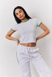 Grey Fits 90'S Crew Neck T Shirt