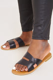 Interlock Strap Flat Sandal