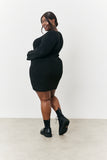 Long Sleeve Knit Mini Dress