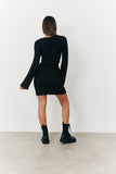 Long Sleeve Knit Mini Dress