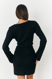 Long Sleeve Knit Mini Dress