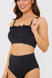 Frill Detail Bikini Top
