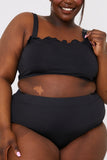 Frill Detail Bikini Top