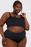 Frill Detail Bikini Top