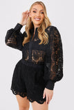 Lace Shirt Co Ord