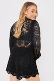 Lace Shirt Co Ord