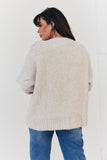 Recycled Fluffy Pointelle Cardi