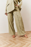 Pleated Wide Leg Trouser
