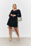Wrap Magisculpt Mini Skater Dress