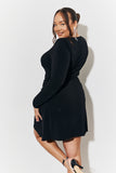Wrap Magisculpt Mini Skater Dress