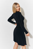 Wrap Magisculpt Mini Skater Dress