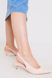 Slingback Pointed Kitten Heels