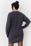 Crew Neck Knit Jumper Dress