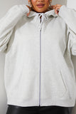 Fleeceback Zip Through Hoodie