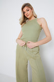Ribbed Racer Vest