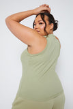 Ribbed Racer Vest