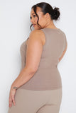 Ribbed Racer Vest