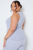 Ribbed Racer Vest