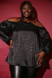 Cold Shoulder Satin Top