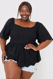 Multiway Broderie Trim Top