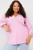 Tie Front Wrap Top