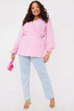Tie Front Wrap Top
