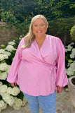 Tie Front Wrap Top