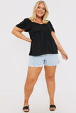 Flutter sleeve Smock Top