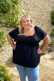 Flutter sleeve Smock Top