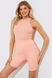 Ribbed Racer Vest
