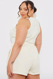 Ribbed Racer Vest