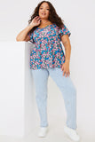 Flutter sleeve Smock Top