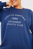 Oversized Embroidered Sweatshirt
