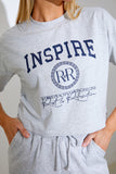 Inspire' Printed Boxy Crop Top